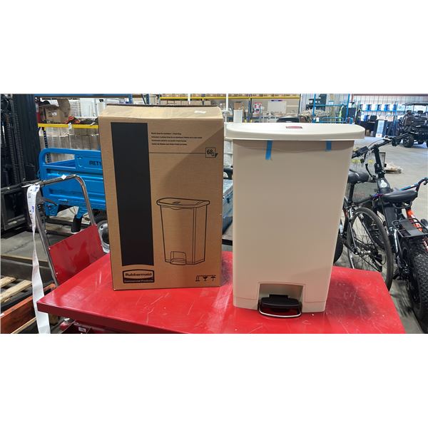 RUBBERMAID COMMERCIAL SLIMJIM STEP-ON WASTE RECEPTACLE *IN BOX*