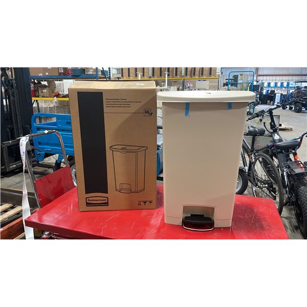 RUBBERMAID COMMERCIAL SLIMJIM STEP-ON WASTE RECEPTACLE *IN BOX*