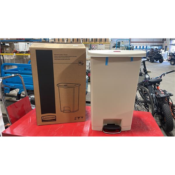 RUBBERMAID COMMERCIAL SLIMJIM STEP-ON WASTE RECEPTACLE *IN BOX*
