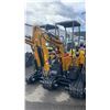 Image 2 : AGT INDUSTRIAL MX12RX YELLOW 13.5 HP GAS POWERED RUBBER TRACK MINI EXCAVATOR WITH ATTACHED
