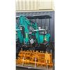 Image 2 : AGT INDUSTRIAL MH12RX TEAL GAS POWERED 13.5HP RUBBER TRACK MINI EXCAVATOR WITH ATTACHED DIGGING