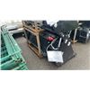 Image 2 : 1- 72" GIYI GY-KH72 BLACK INDUSTRIAL SKID STEER BUCKET & 1- 39" GIYI GY-XKH39 MINI SKID STEER