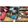 Image 1 : JET 8" HEAVY DUTY BENCH GRINDER & MAKITA JR3051T ELECTRIC RECIPROCATING SAW