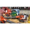 Image 1 : 2- HUSQVARNA 125B / 125BV GAS POWERED LEAF BLOWERS & WEED EATER GBI 30V LEAF BLOWER