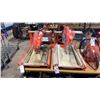 Image 1 : 2 NORTON CLIPPER BBM307, 14" MASONRY SAWS *MISSING SLIDER PLATES*