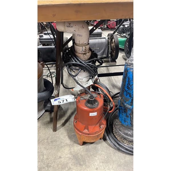 LIBERTY PUMPS LE41A-2 SUBMERSIBLE SEWAGE PUMP