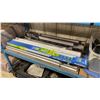 Image 5 : SHELF OF ASSORTED HARDWARE, OFFICE SUPPLIES & LIGHTING