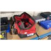 Image 1 : MILWAUKEE TOOL BAG WITH ASSORTED MILWAUKEE CORDLESS TOOLS- DRILL, RECIPROCATING SAW, WORK LIGHT,