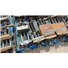 Image 2 : PALLET OF ASSORTED LARGE HEAVY DUTY UNDER TABLE MOUNTED INDUSTRIAL VISE *MUST TAKE ALL*
