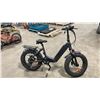 Image 1 : Y20 GREY ELECTRIC FOLDABLE E-BIKE - 75 KM RANGE, HYDRAULIC DISC BRAKES, 7 LEVELS, LCD DISPLAY,