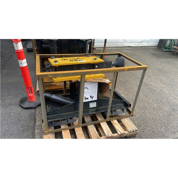 AGT INDUSTRIAL PD680-PZ HYDRAULIC SKID STEER DROP HAMMER ATTACHMENT