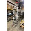 Image 1 : 10' ALUMINUM STEP LADDER & 15' MULTI LADDER *BOTH NEED REPAIR*