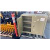 Image 2 : BEIGE 2 DOOR CHEMICAL STORAGE CABINET APPROX 44"W X 18"D X 39"H