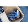 Image 4 : PALLET OF UNDER TABLE MOUNTED INDUSTRIAL VICES & PARTS *MAY NEED REPAIR*