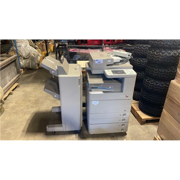 CANON DADF-AK1 IMAGE RUNNER ADVANCE TOUCHSCREEN COMMERCIAL WORK CENTER WITH POWER ADAPTER & PAPER