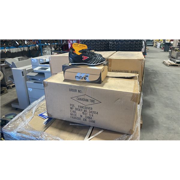 2 CASES OF MITRE MAESTRO WOMENS SIZE 7 CLEATS *12 PAIRS PER CASE*