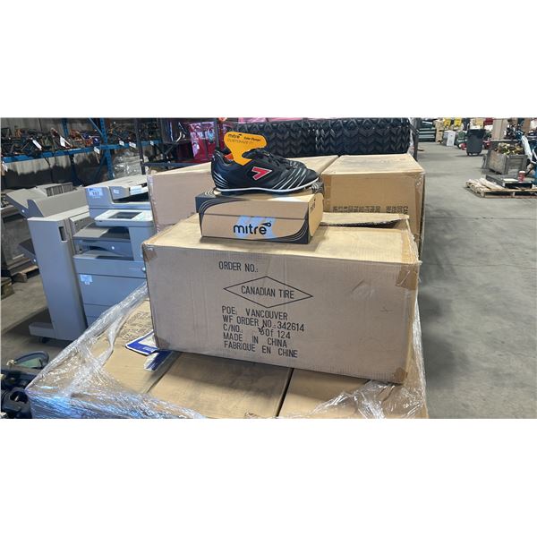 2 CASES OF MITRE MAESTRO WOMENS SIZE 7 CLEATS *12 PAIRS PER CASE*