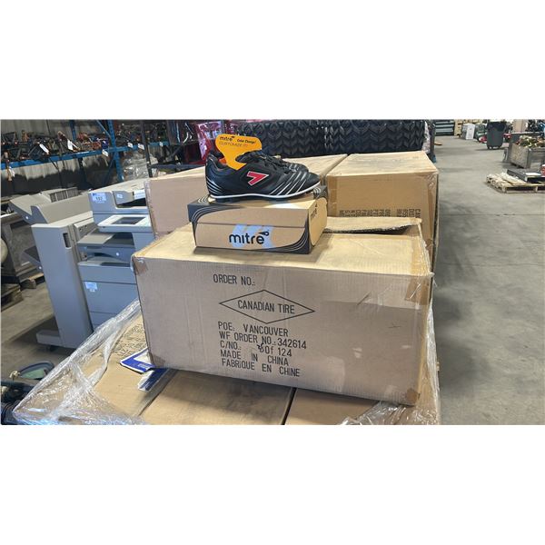 2 CASES OF MITRE MAESTRO WOMENS SIZE 7 CLEATS *12 PAIRS PER CASE*