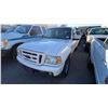 Image 1 : 2010 FORD RANGER SPORT 4X4, 4DR CREW CAB, WHITE, VIN 1FTLR4FE4APA23447,