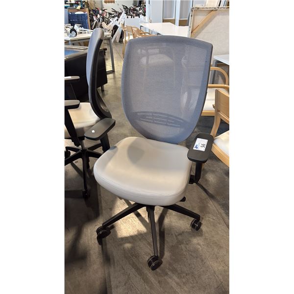 KIMBALL GREY MESH BACK TASK CHAIR