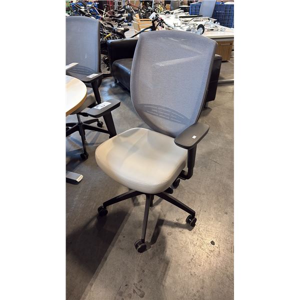 KIMBALL GREY MESH BACK TASK CHAIR