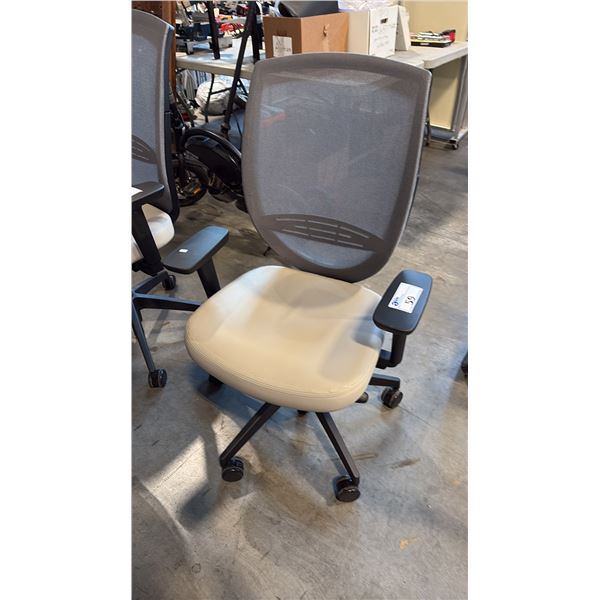 KIMBALL GREY MESH BACK TASK CHAIR