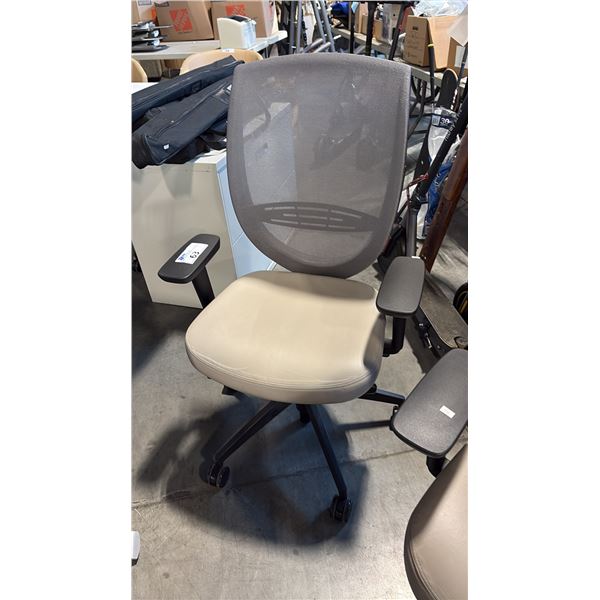 KIMBALL GREY MESH BACK TASK CHAIR