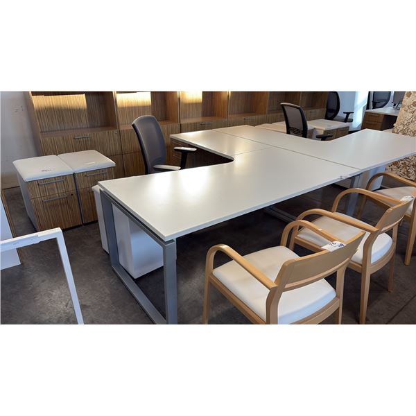 KIMBALL 72" X 78" L-SHAPE EXECUTIVE DESK (LH)