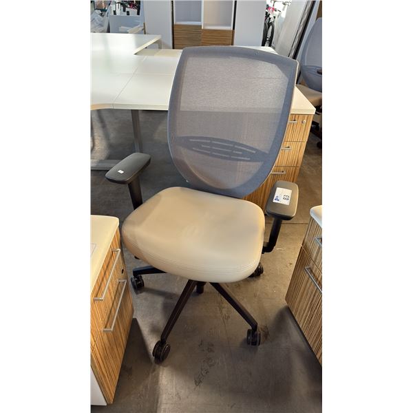 KIMBALL GREY MESH BACK TASK CHAIR