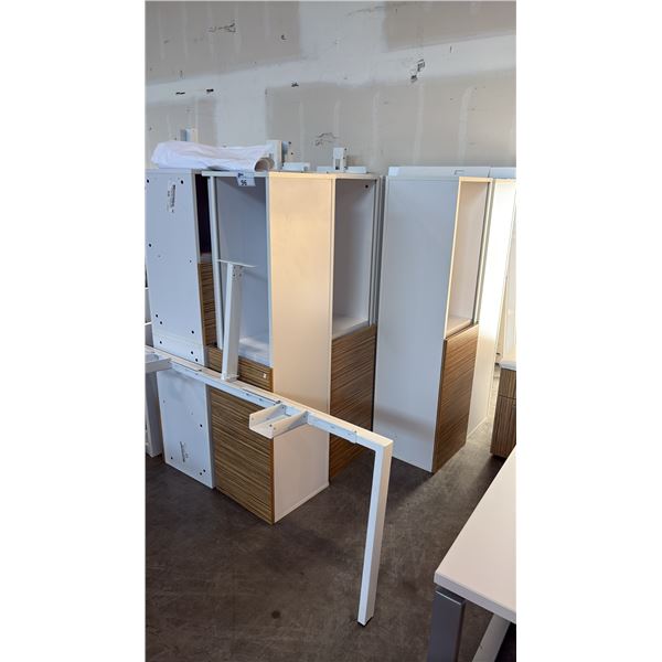 VERY LARGE LOT OF KIMBALL MODULAR WORKSTATIONS INCLUDING PANELS, FRAMING AND O.H. STORAGE