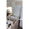 Image 2 : VERY LARGE LOT OF KIMBALL MODULAR WORKSTATIONS INCLUDING PANELS, FRAMING AND O.H. STORAGE
