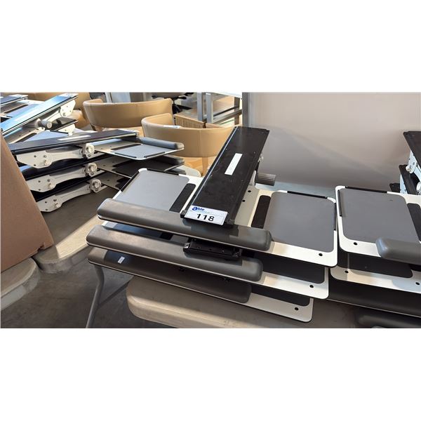 3 ADJUSTABLE KEYBOARD TRAYS