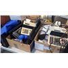 Image 4 : TABLE LOT OF MISC ELECTRONICS INC. SMALL MONITORS, MISC AND MORE