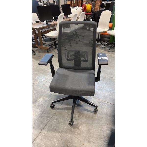 GREY HAWORTH VERY MESH BACK TASK CHAIR