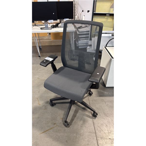 GREY HAWORTH VERY MESH BACK TASK CHAIR
