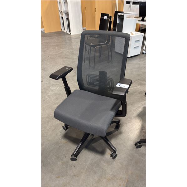 GREY HAWORTH VERY MESH BACK TASK CHAIR