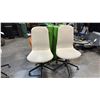 Image 3 : ASH LAMINATE 95" X 37" DINING TABLE C/W 10 MATCHING MOBILE DINING CHAIRS
