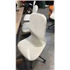 Image 4 : ASH LAMINATE 95" X 37" DINING TABLE C/W 10 MATCHING MOBILE DINING CHAIRS