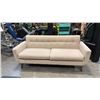 Image 2 : BEIGE 82"W 3 SEAT SOFA
