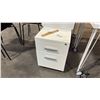 Image 1 : WHITE 2-DRAWER MOBILE FILE UNIT