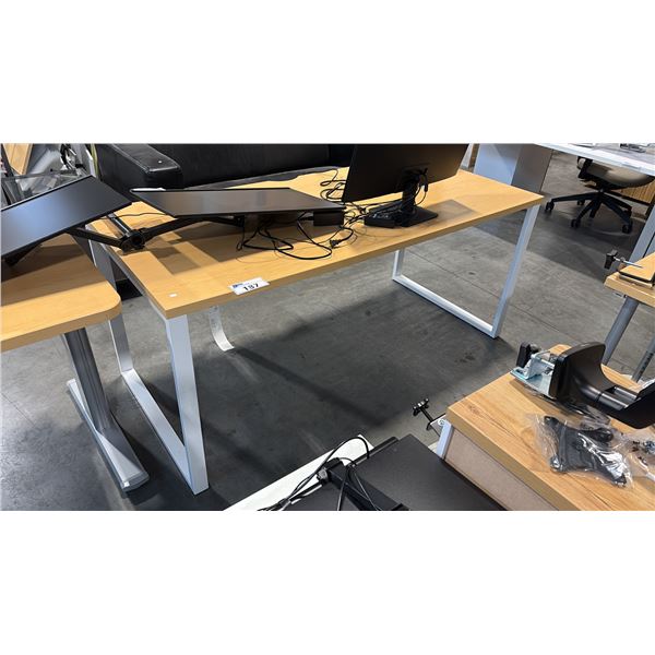 MAPLE 66" X 30" COMPUTER TABLE