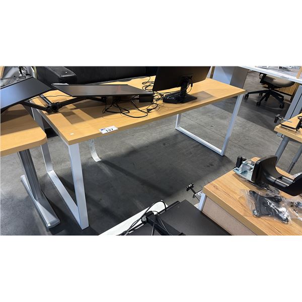 MAPLE 66" X 30" COMPUTER TABLE