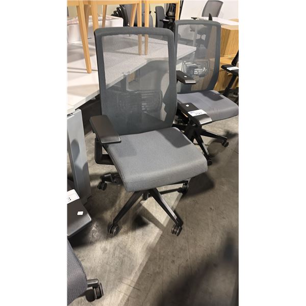 GREY HAWORTH VERY MESH BACK TASK CHAIR