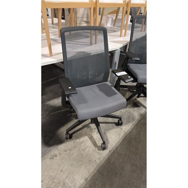 GREY HAWORTH VERY MESH BACK TASK CHAIR