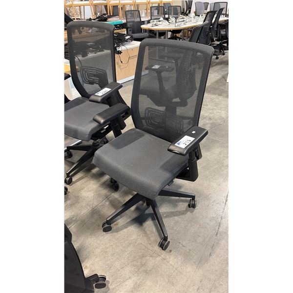 GREY HAWORTH TRUE MESH-BACK TASK CHAIR - CONDITION ISSUES