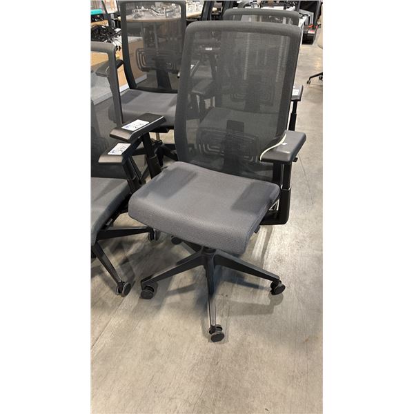 GREY HAWORTH TRUE MESH-BACK TASK CHAIR - CONDITION ISSUES