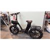 Image 1 : BLACK ET.CYCLE F720 FRONT-SUSPENSION 8-SPEED FOLDABLE E-BIKE  - NO KEY, NO CHARGER