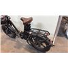 Image 2 : BLACK ET.CYCLE F720 FRONT-SUSPENSION 8-SPEED FOLDABLE E-BIKE  - NO KEY, NO CHARGER
