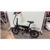 Image 1 : BLACK PLUG SINGLE-SPEED FOLDABLE E-BIKE - NO CHARGER NO KEY