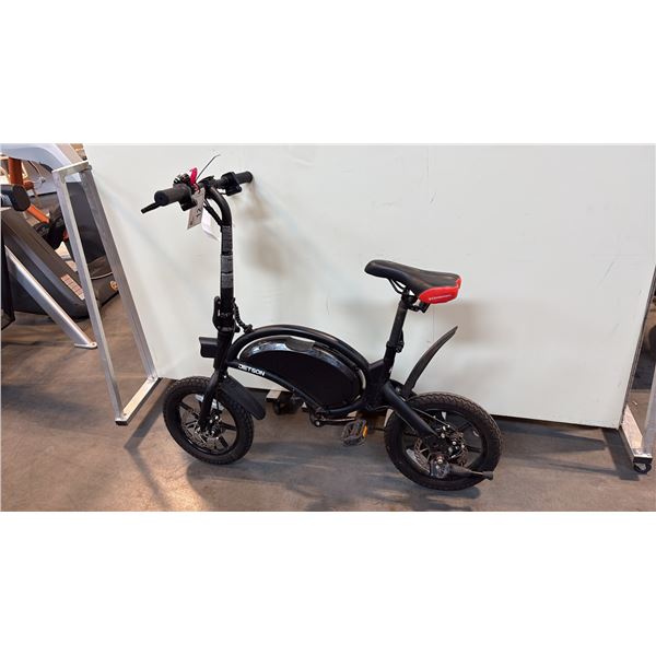 BLACK JETSON SINGLE SPEED E-BIKE - NO CHARGER